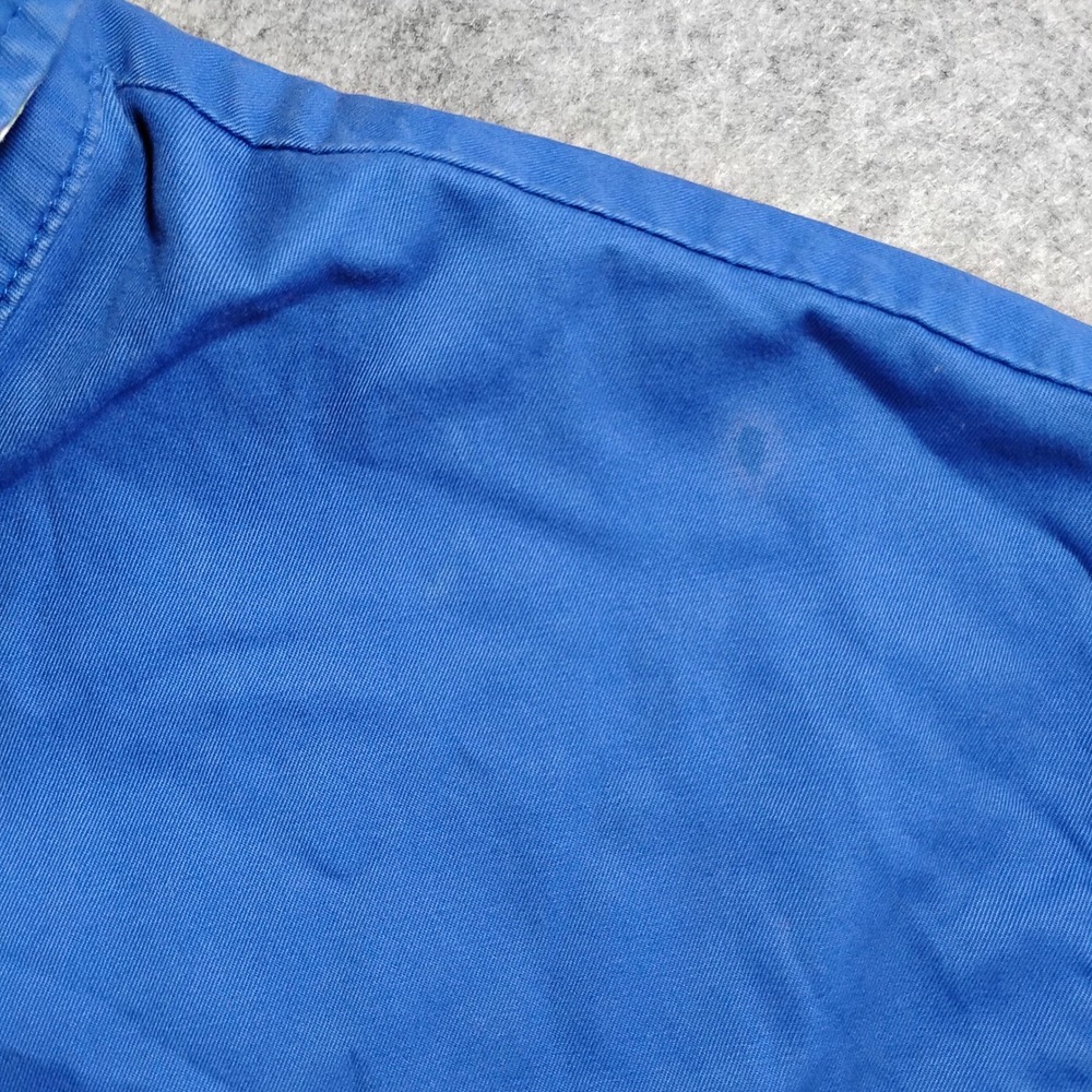 Vintage Polo Ralph Lauren Mens XXL Blue Cotton‎ Harrington Zip Jacket Red Pony - Picture 9 of 13